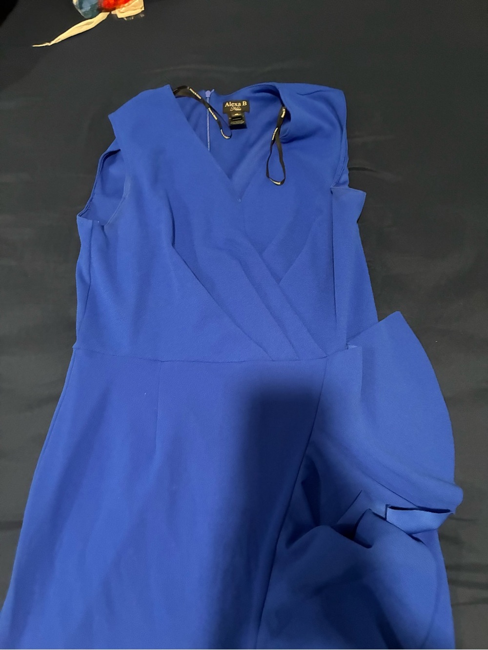 Alexa B One-Shoulder Royal Blue Dress